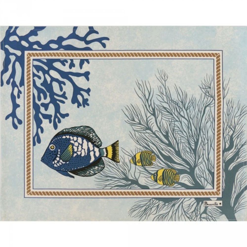 Table linen - Porquerolles table set - BEAUVILLÉ