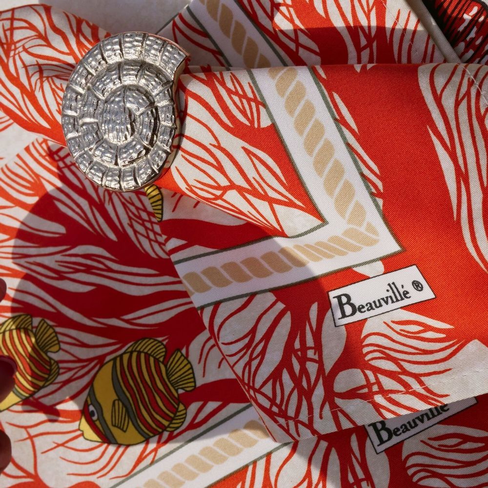 Table linen - Porquerolles table set - BEAUVILLÉ