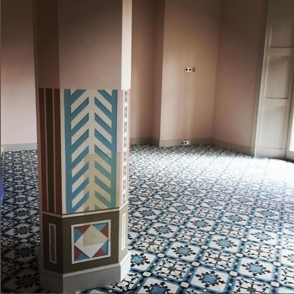Cement tiles - Pattern cement tiles - Accolade - FLOORILÈGE