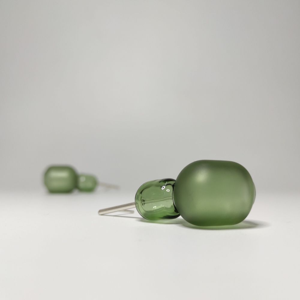 Bijoux - Boucles d'oreilles en verre soufflé - AGAPURNI