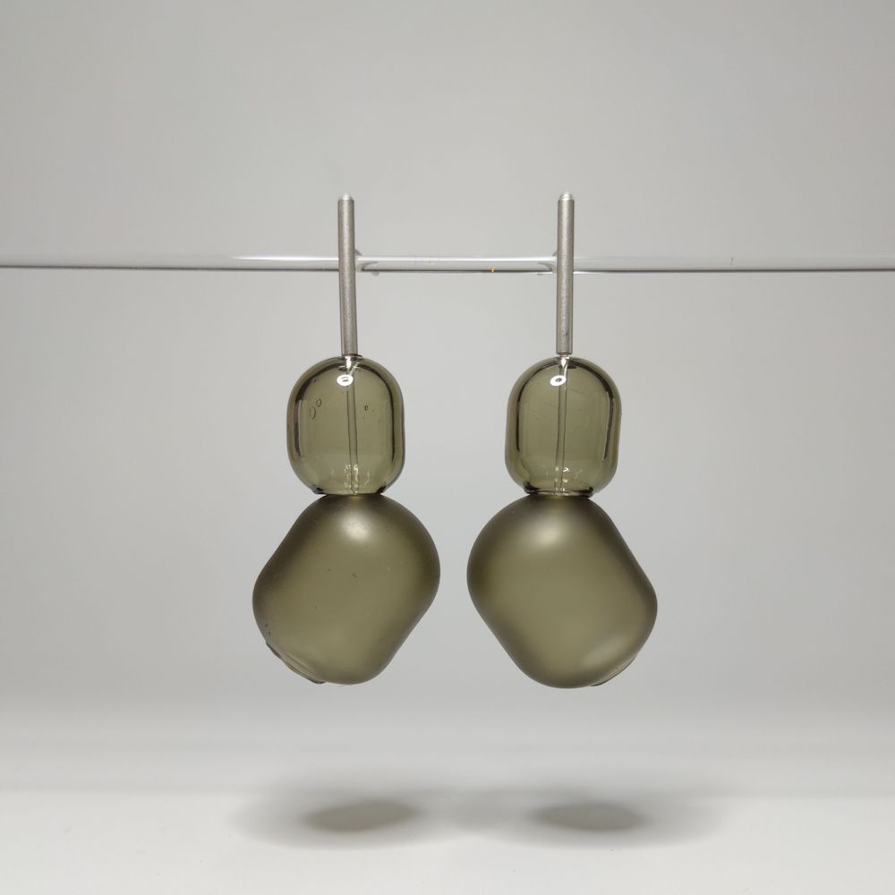 Bijoux - Boucles d'oreilles en verre soufflé - AGAPURNI
