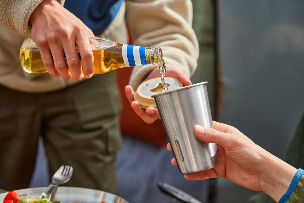 Cuisines de jardin - Ensemble de verres en Inox inoxydable - 4 pièces - Outdoor collection - BLACK+BLUM EUROPE