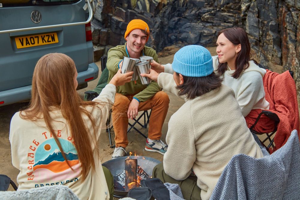 Cuisines de jardin - Ensemble de verres en Inox inoxydable - 4 pièces - Outdoor collection - BLACK+BLUM EUROPE