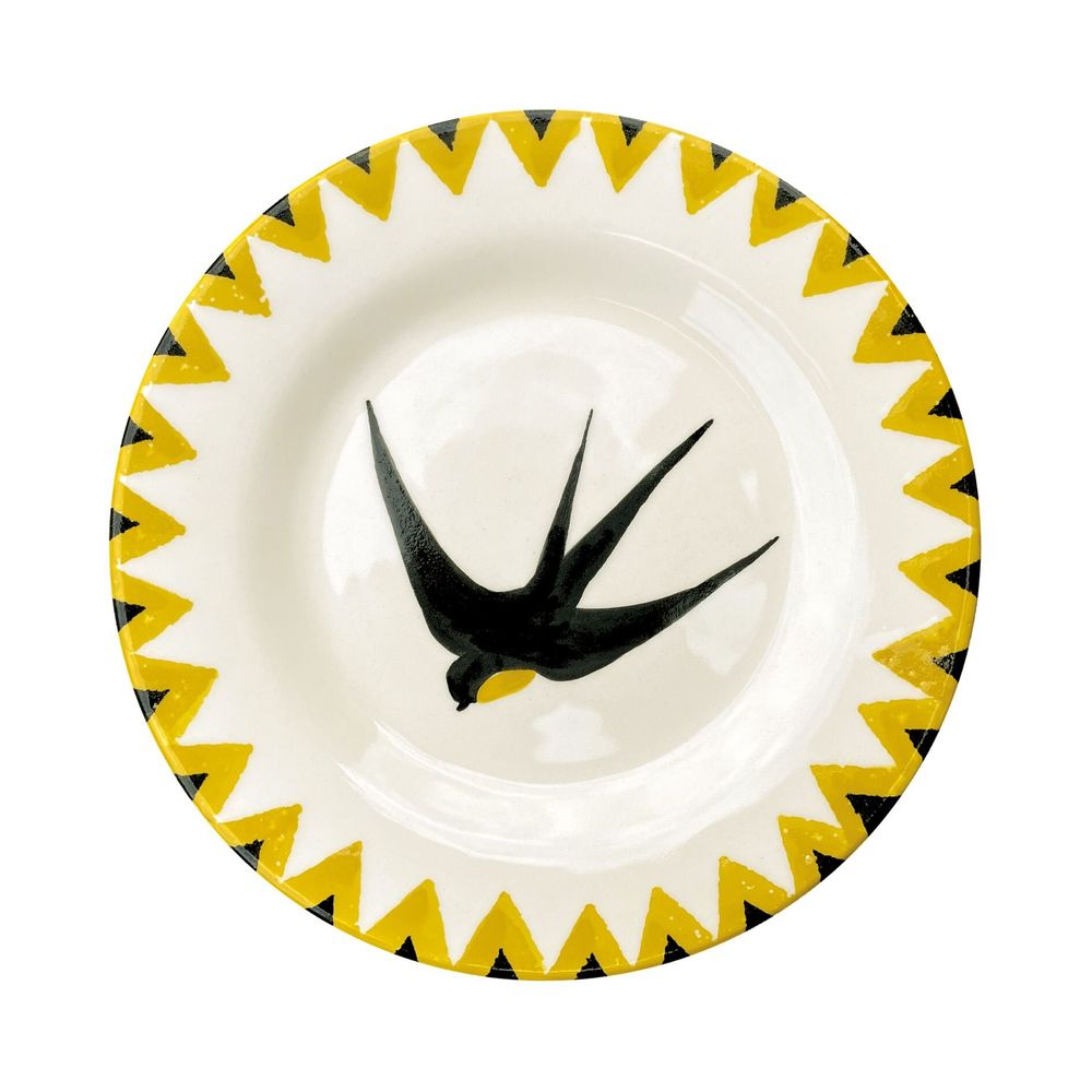 Everyday plates - SWALLOWS - FAIENCERIE GEORGES