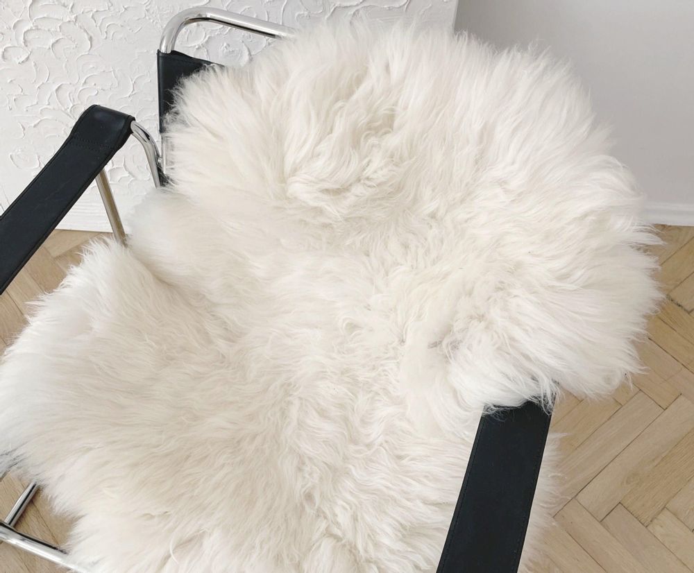 Beds - Natural Sheepskin Rug for Pet - MELLOW CONCEPT STORE