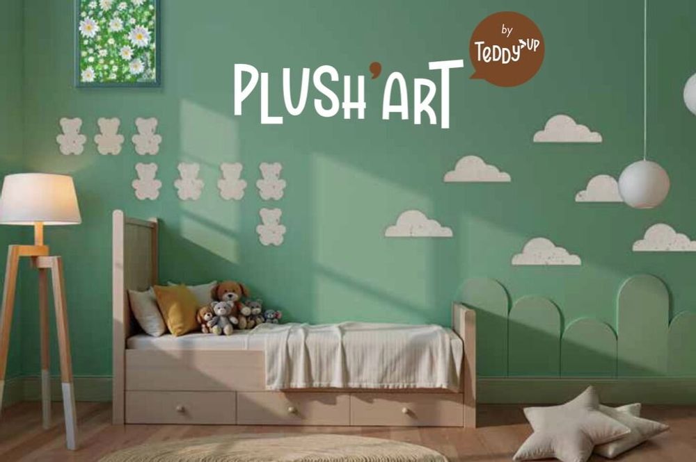 Other wall decoration - Plush'Art by Teddy'Up - wall decoration - TEDDY'UP BY R-TEDDY