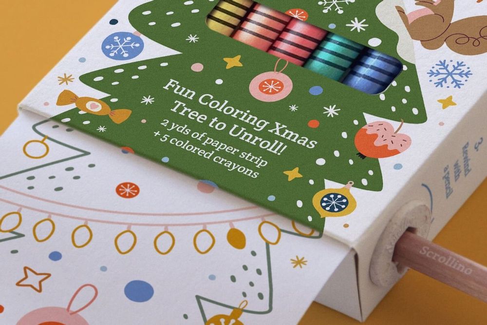 Gifts - Scrollino XMAS Coloring - SCROLLINO