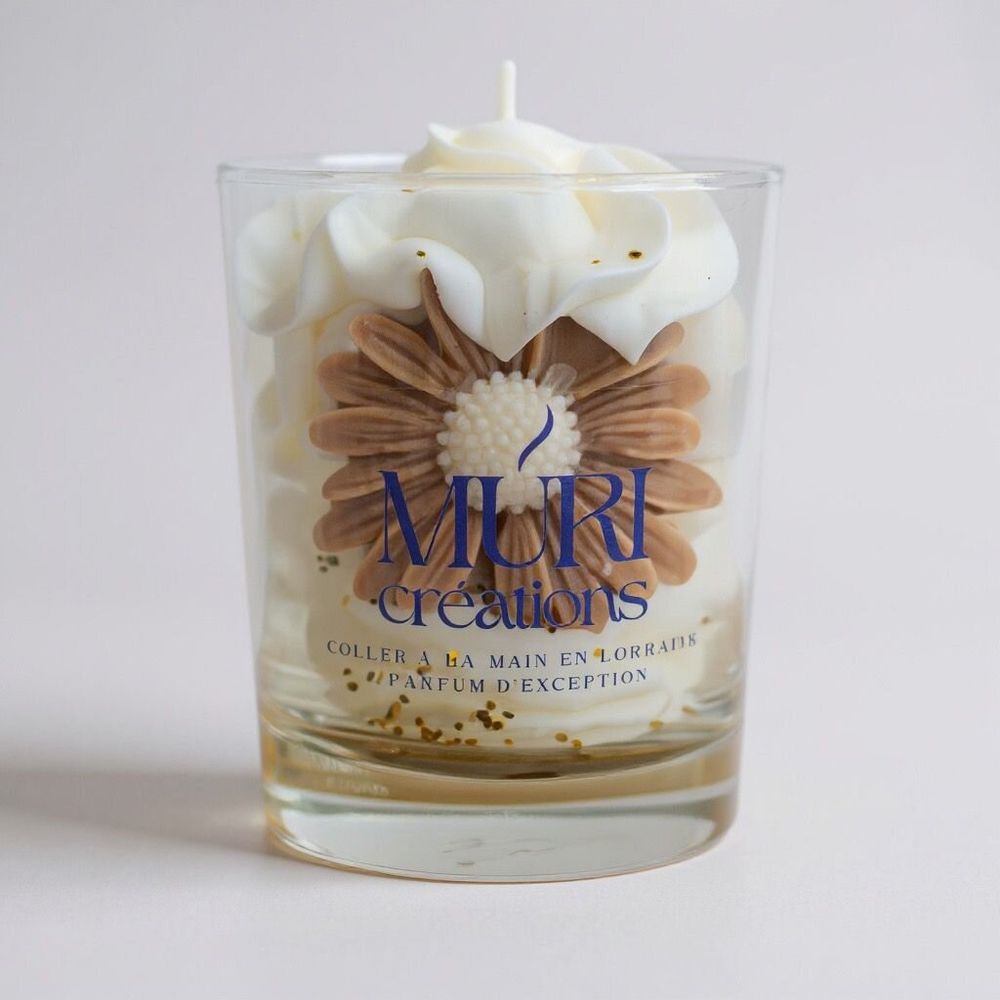 Cadeaux - Bougie parfumée Vanille Gourmande - 200ml - MURI CREATIONS