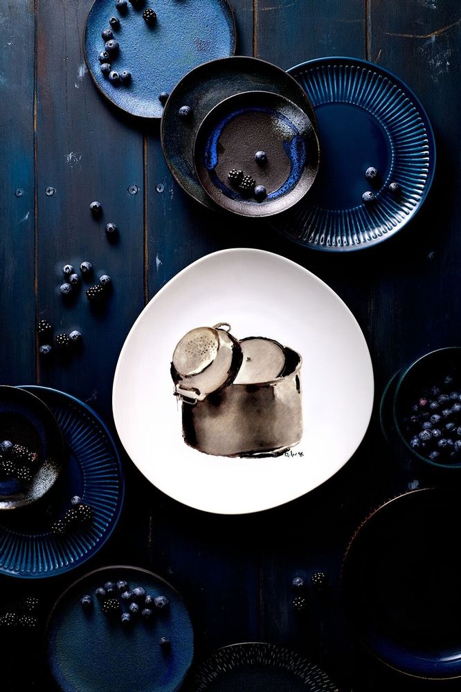 Gifts - Porcelain Cocotte Plate Diameter 27 cm - A.LORETTE