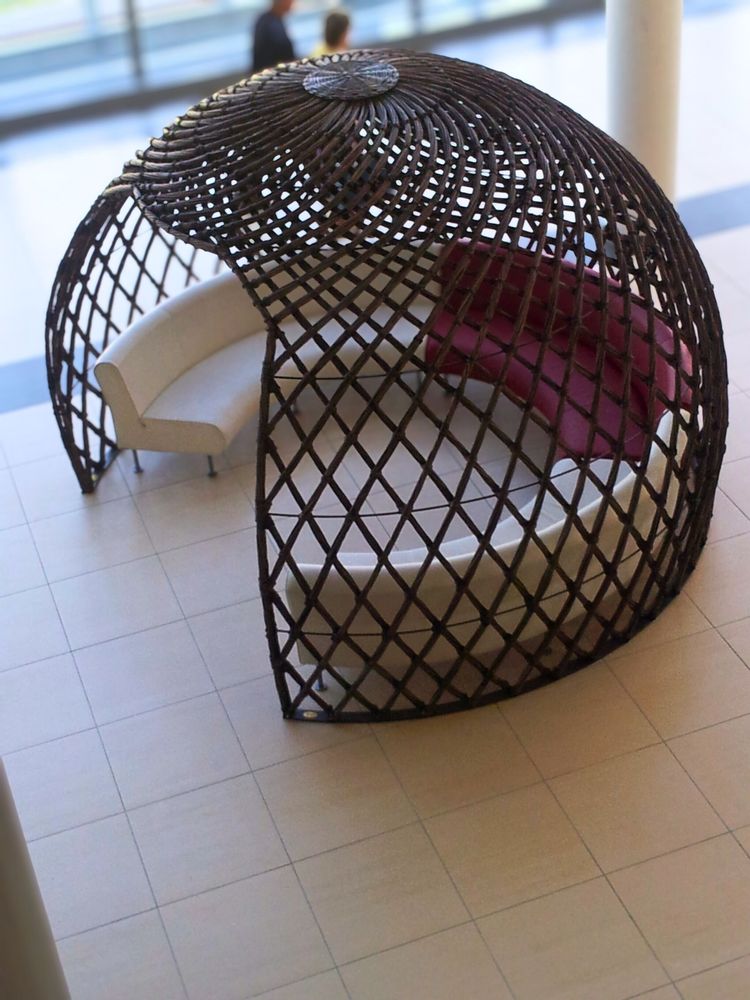 Objets de décoration - Dôme en osier ajouré - COOP VANNERIE DE VILLAINES