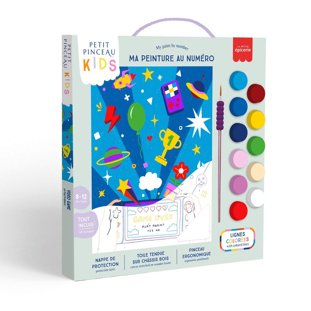 Loisirs créatifs pour enfant - Coffret peinture au numéro - KIDS - LA PETITE EPICERIE
