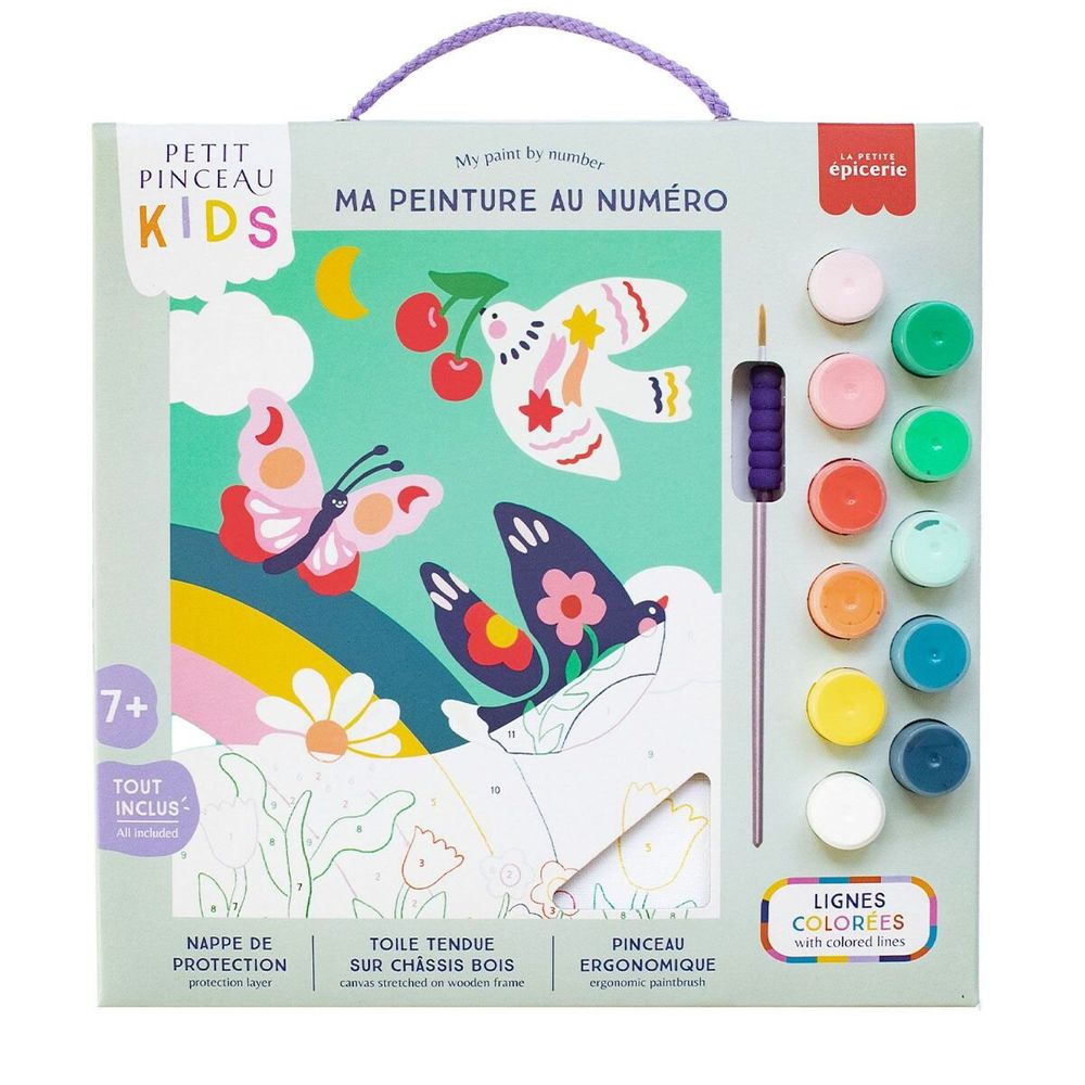 Loisirs créatifs pour enfant - Coffret peinture au numéro - KIDS - LA PETITE EPICERIE