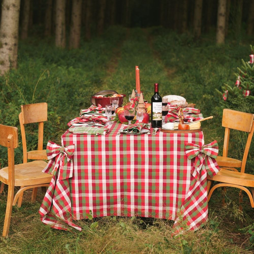 Table linen - Tablecloth Kantine Chili - MAISON DÎNETTE