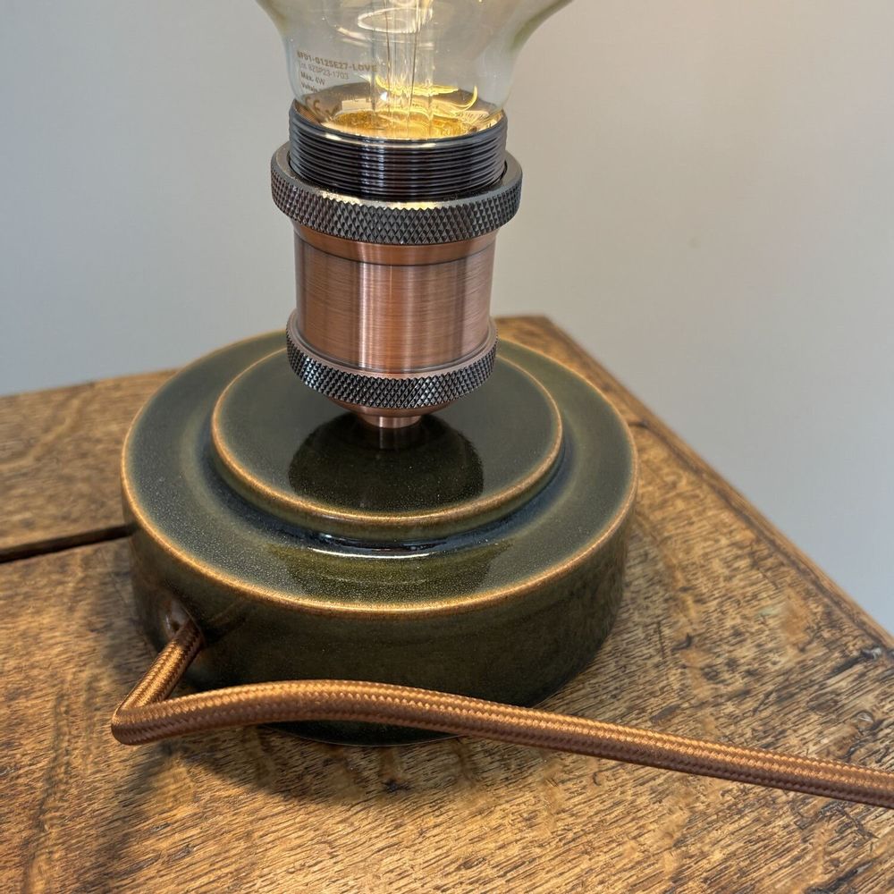 Objets de décoration - Lampe à poser en Grès avec Ampoule Home - LES POTERIES DE SWANE