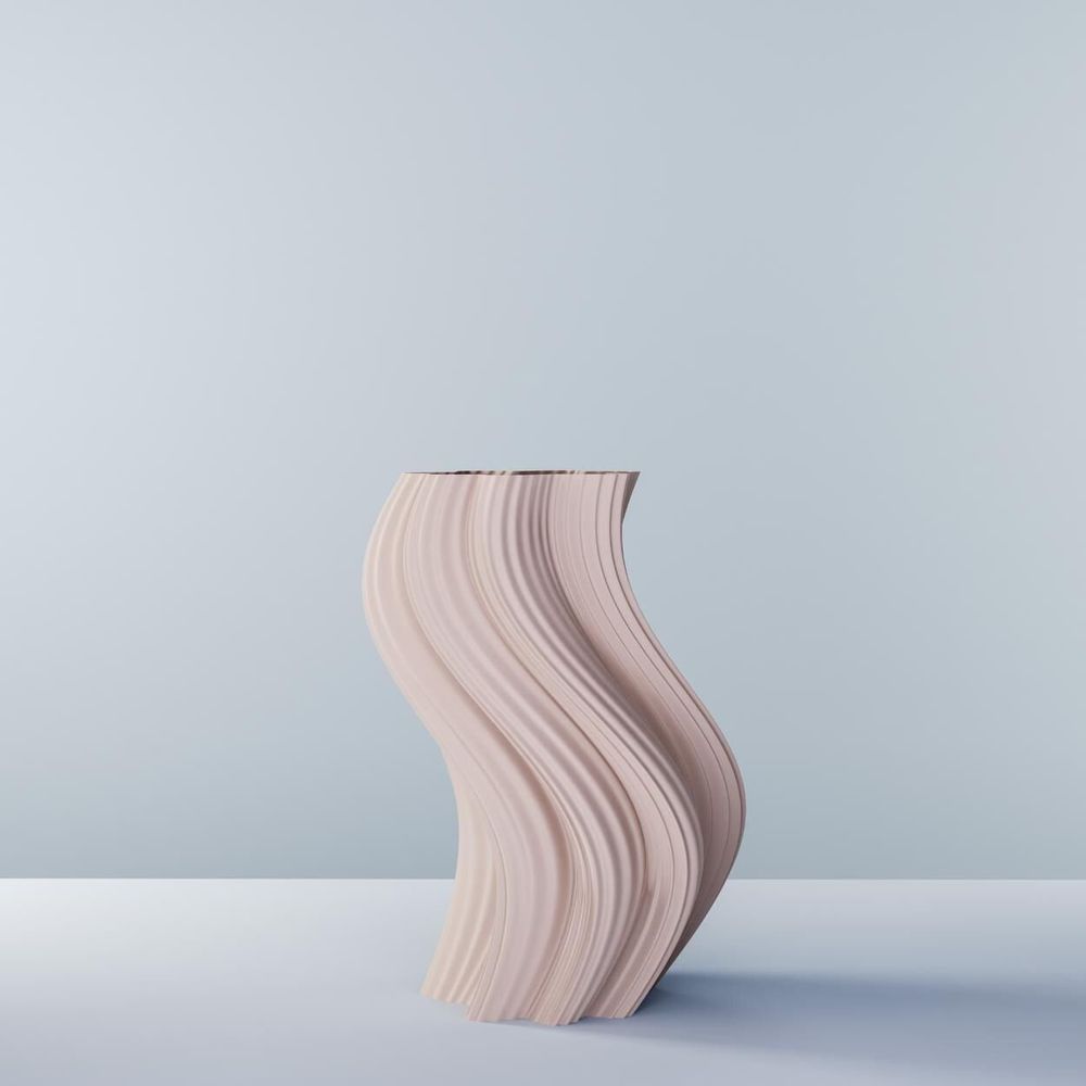 Office design and planning - Vase "Heat Wave" - AUURA