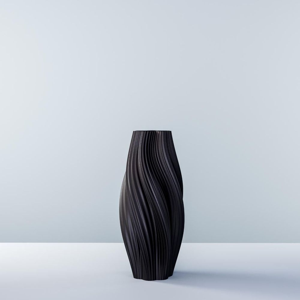 Office design and planning - 3D printed vase "Hot Ice Cream Slim" - AUURA