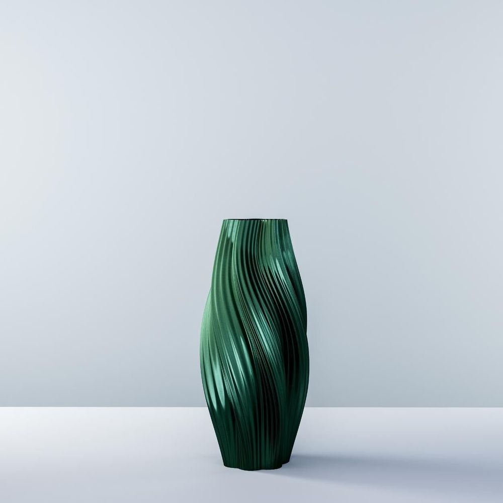 Office design and planning - 3D printed vase "Hot Ice Cream Slim" - AUURA