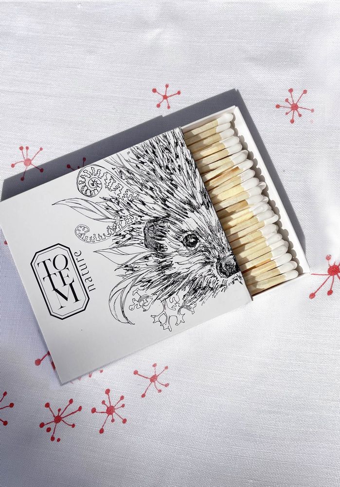 Bougies - LES ALLUMETTES TOTEM - illustrations animaux totem - - TOTEM NATURE
