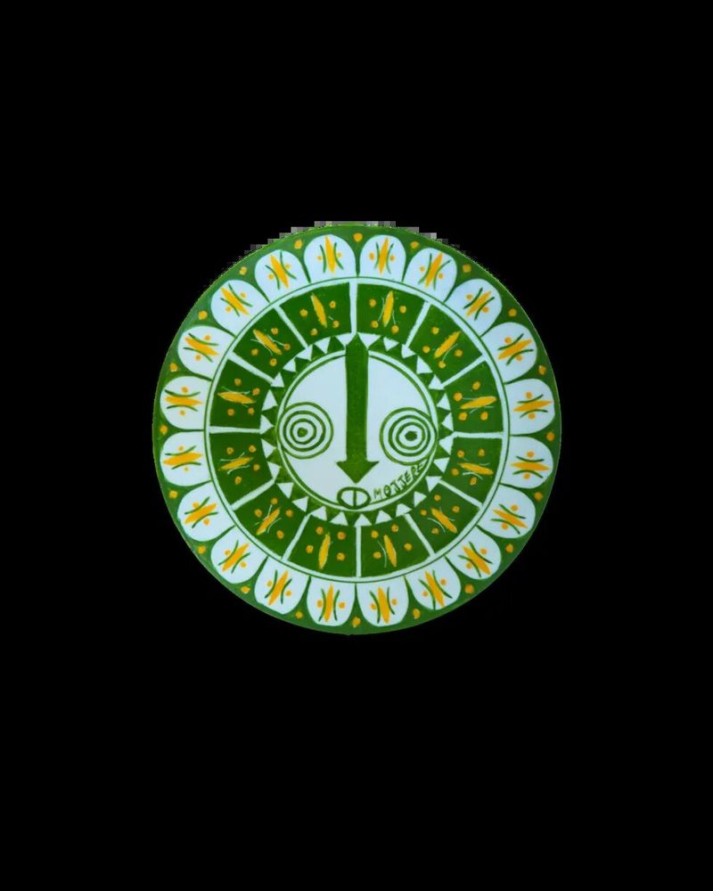 Assiettes de réception - Assiette plate Heritage Verdant Green - MOJJERE