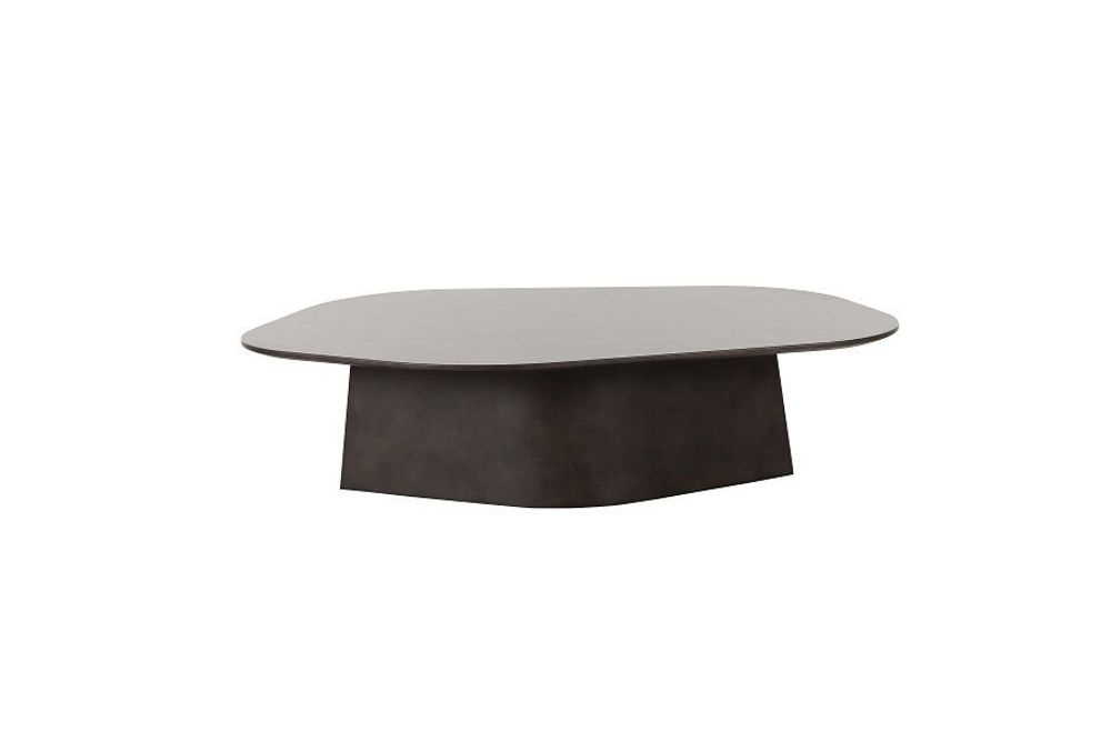 Coffee tables - S/2 TABLES ASS. 'NAMUR' BROWN/BLACK - FANCY