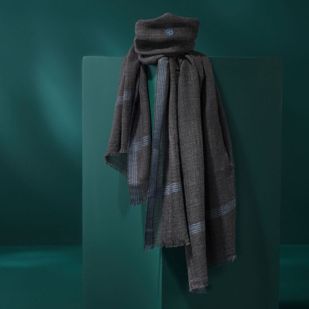 Foulards et écharpes - Écharpe homme gris INIS MOR - AV08 PARIS