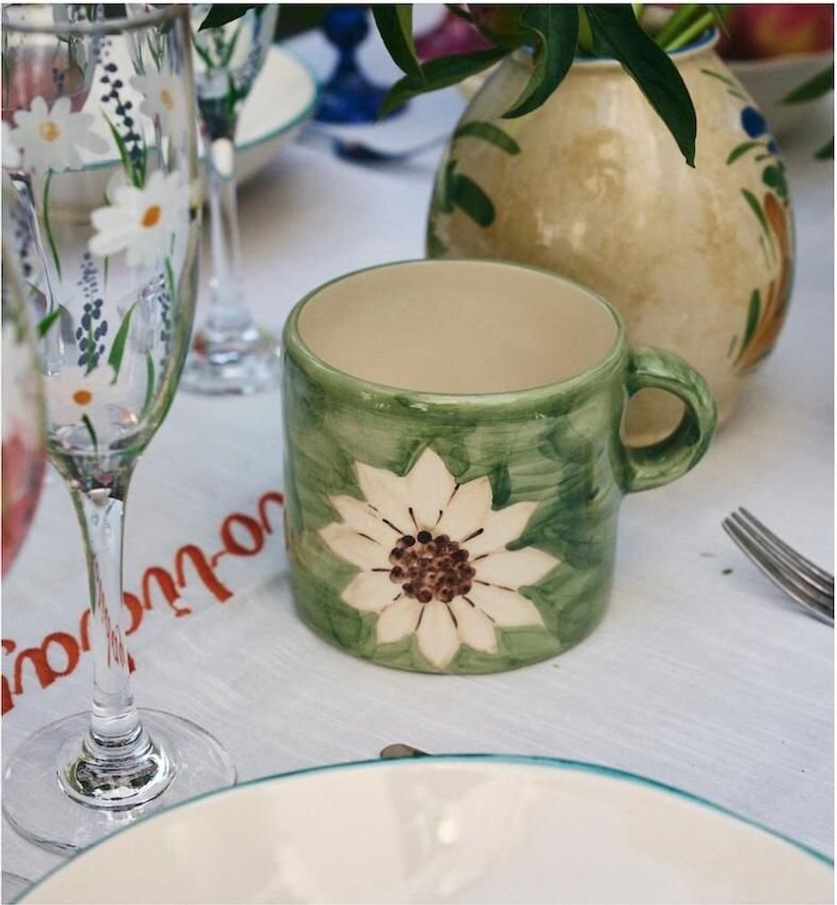 Mugs - White Lotus Dreams Mug - ANNA + NINA B.V.