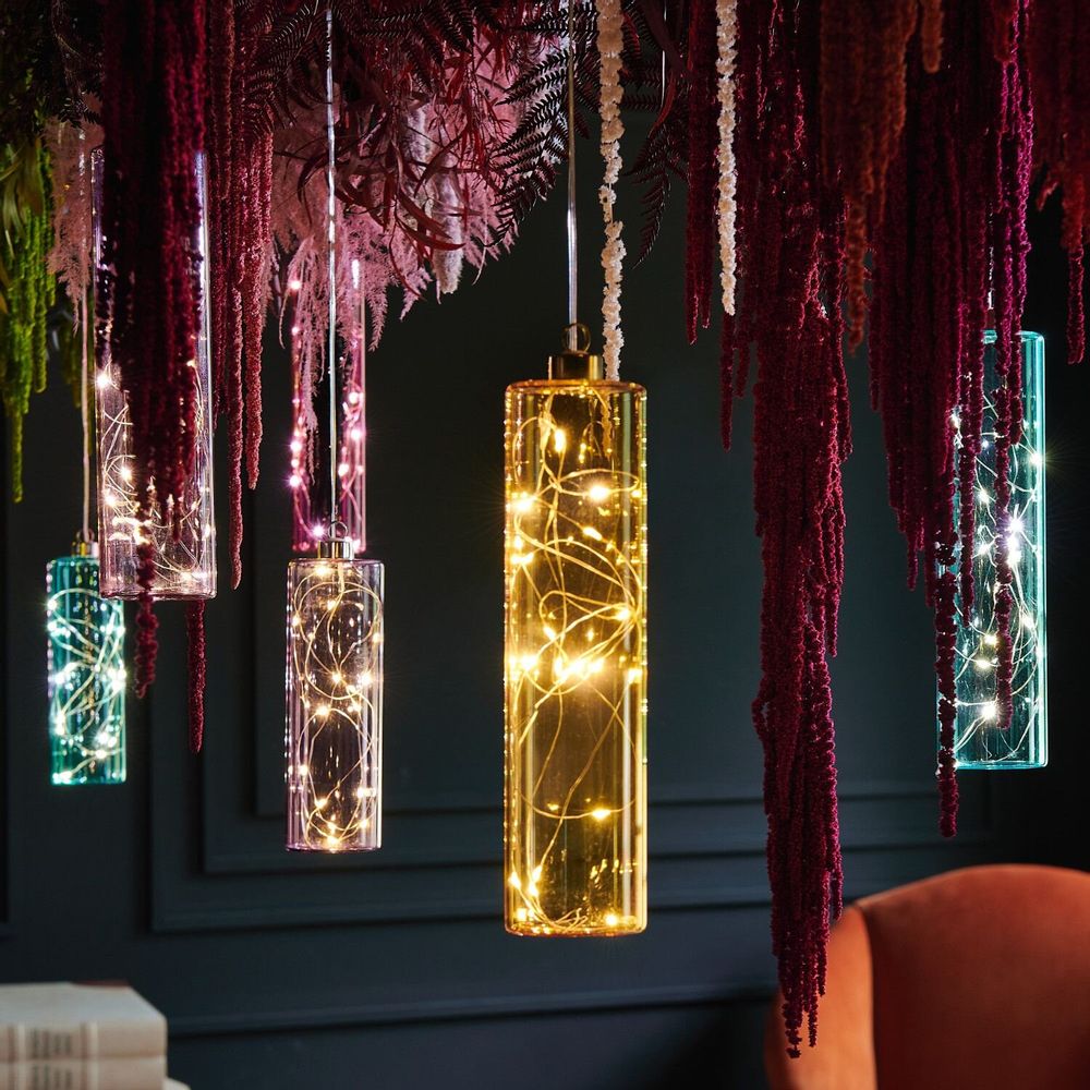 Hanging lights - Glass Cylinders | set of 2 - LIGHT STYLE LONDON