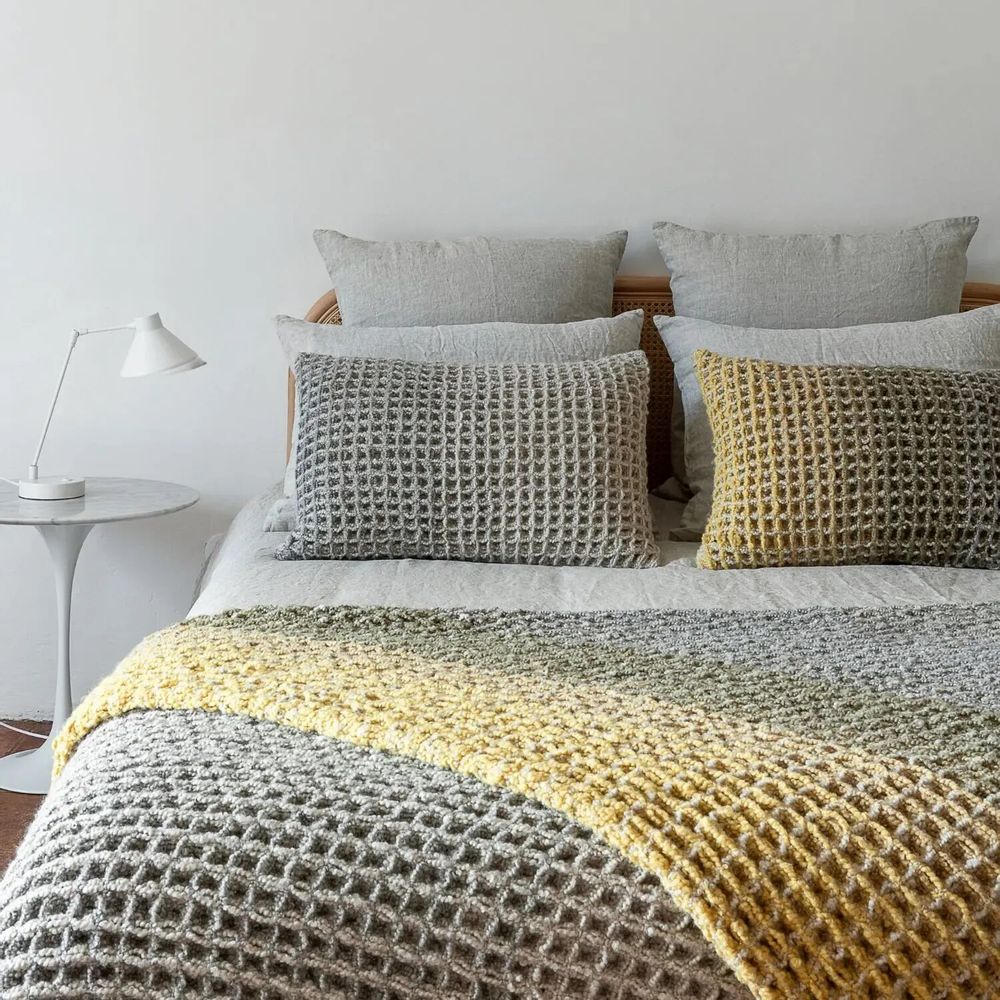 Cushions - Pair of GHOST cushion covers 40x60cm - BED AND PHILOSOPHY