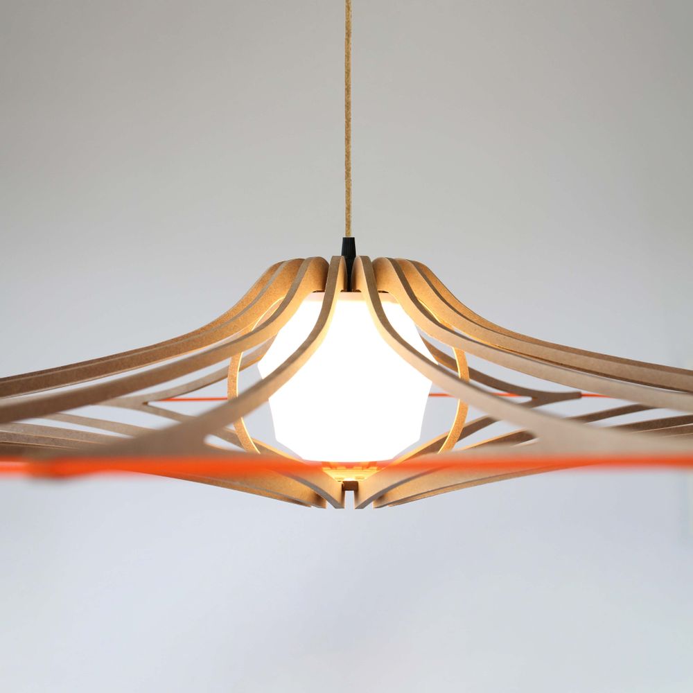Hanging lights - SINGING BRUT suspension D124cm - RIF LUMINAIRES