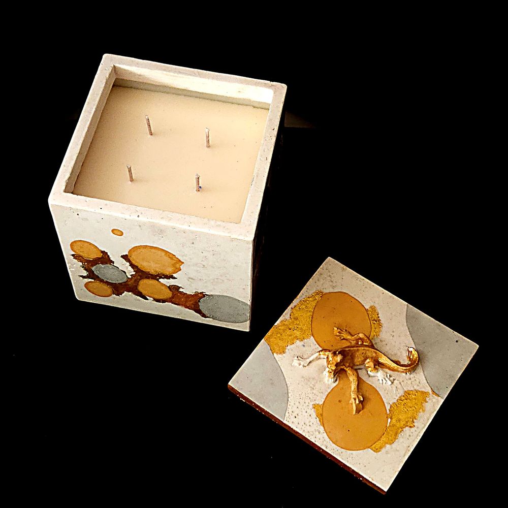 Objets de décoration - Bougie Caméléon - PONPON CURIOSITAS