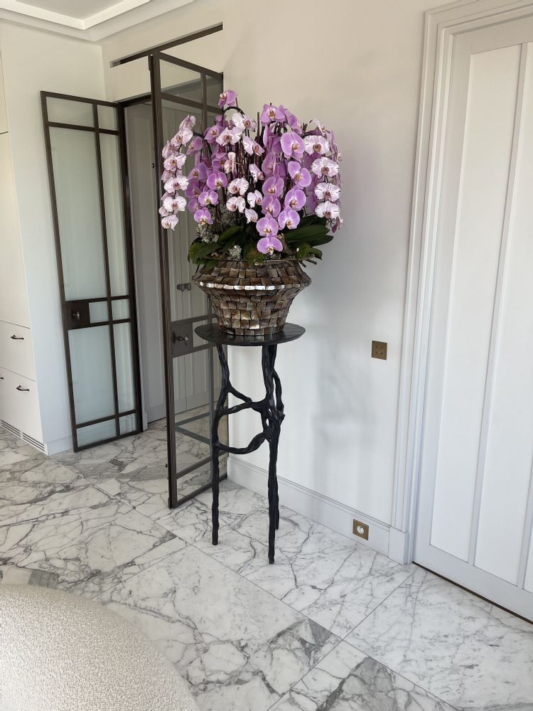 Other tables - SKARA - high pedestal table - LA VIE EN BRONZE