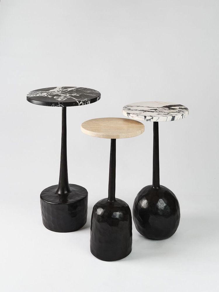 Other tables - CAHAL - pedestal table - LA VIE EN BRONZE