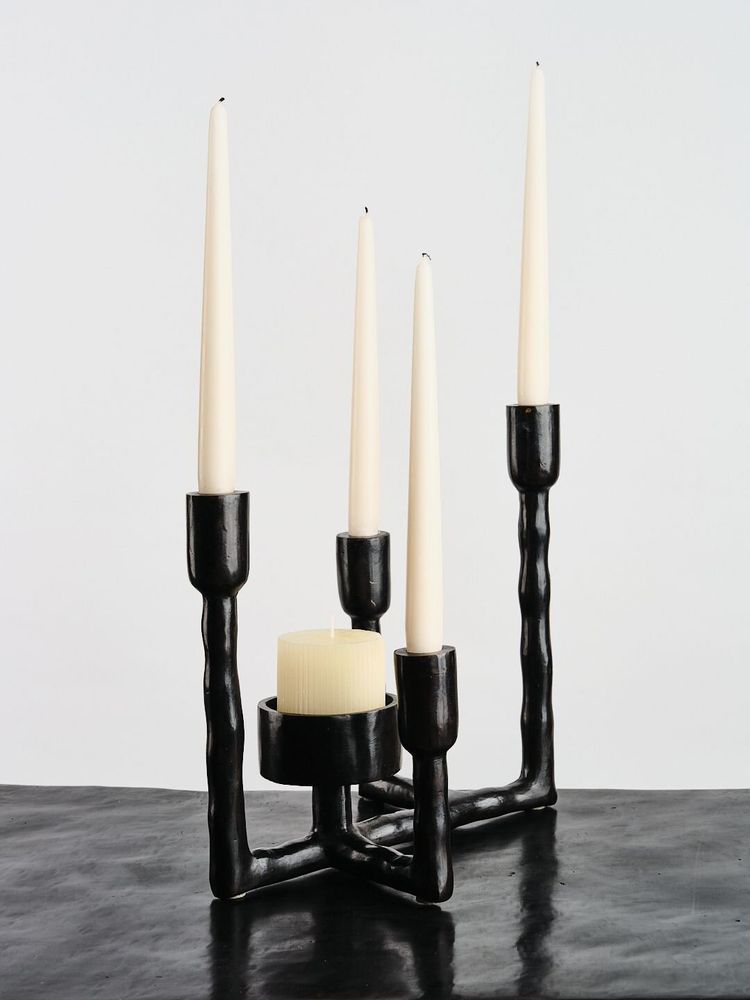 Candlesticks and candle holders - MAGEROY - candle holder - LA VIE EN BRONZE