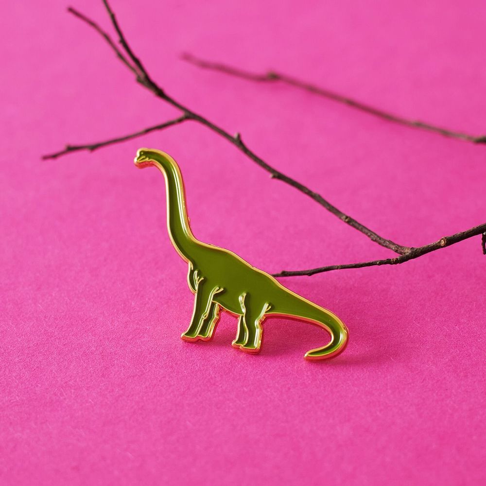 Brooches - Pin Brachiosaur - PINPINPIN.IT