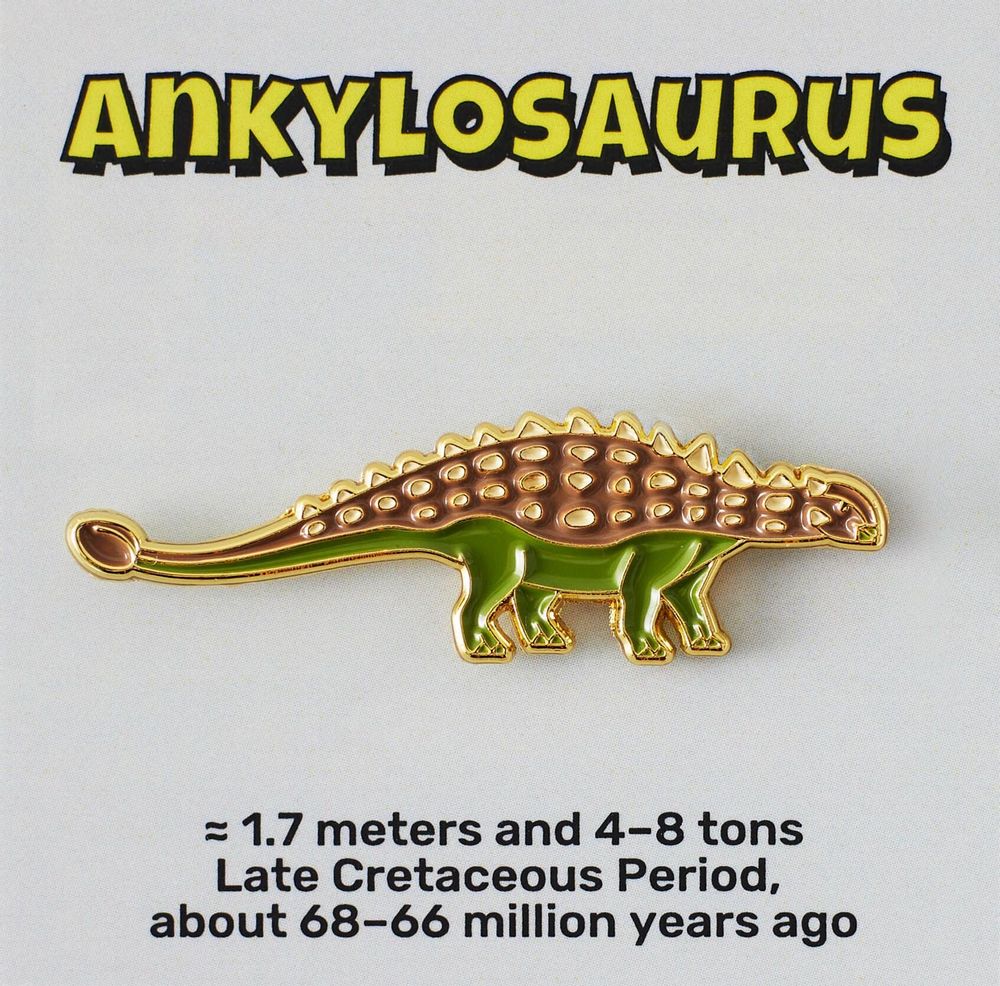 Brooches - Pin Ankylosaurus - PINPINPIN.IT
