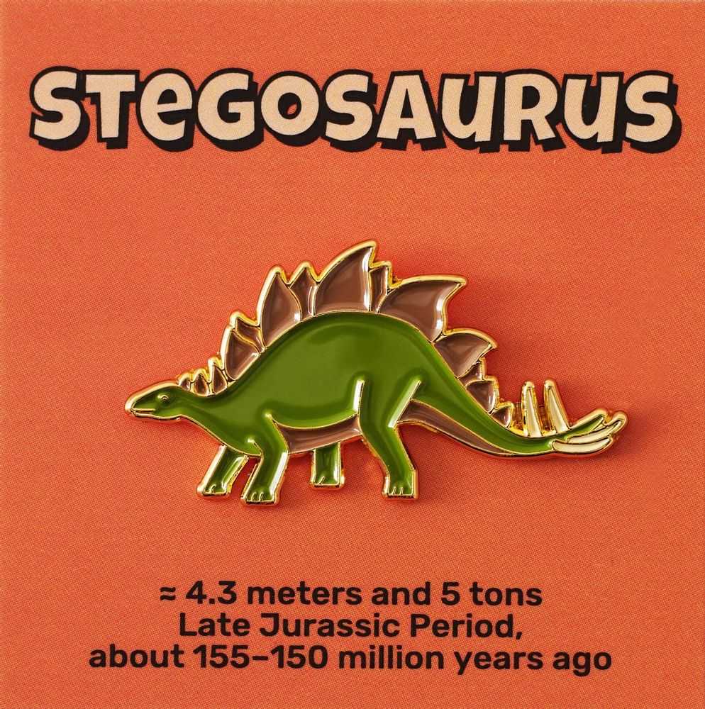 Brooches - Pin Stegosaurus - PINPINPIN.IT