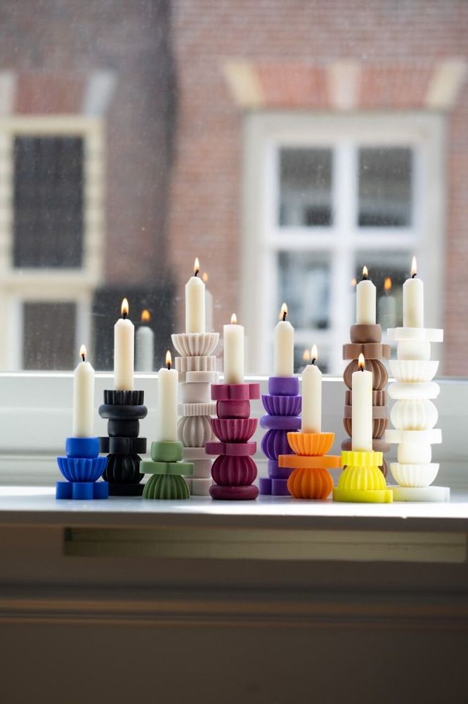 Objets personnalisables - Présentoir, emballage, bougies empilables - LUMINLIQUE