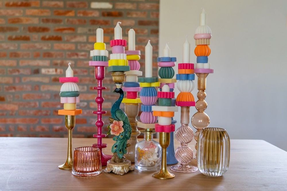 Objets personnalisables - Présentoir, emballage, bougies empilables - LUMINLIQUE