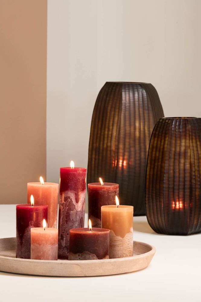 Accessoires de déco extérieure - Bougies coulées à la main - DEKOCANDLE
