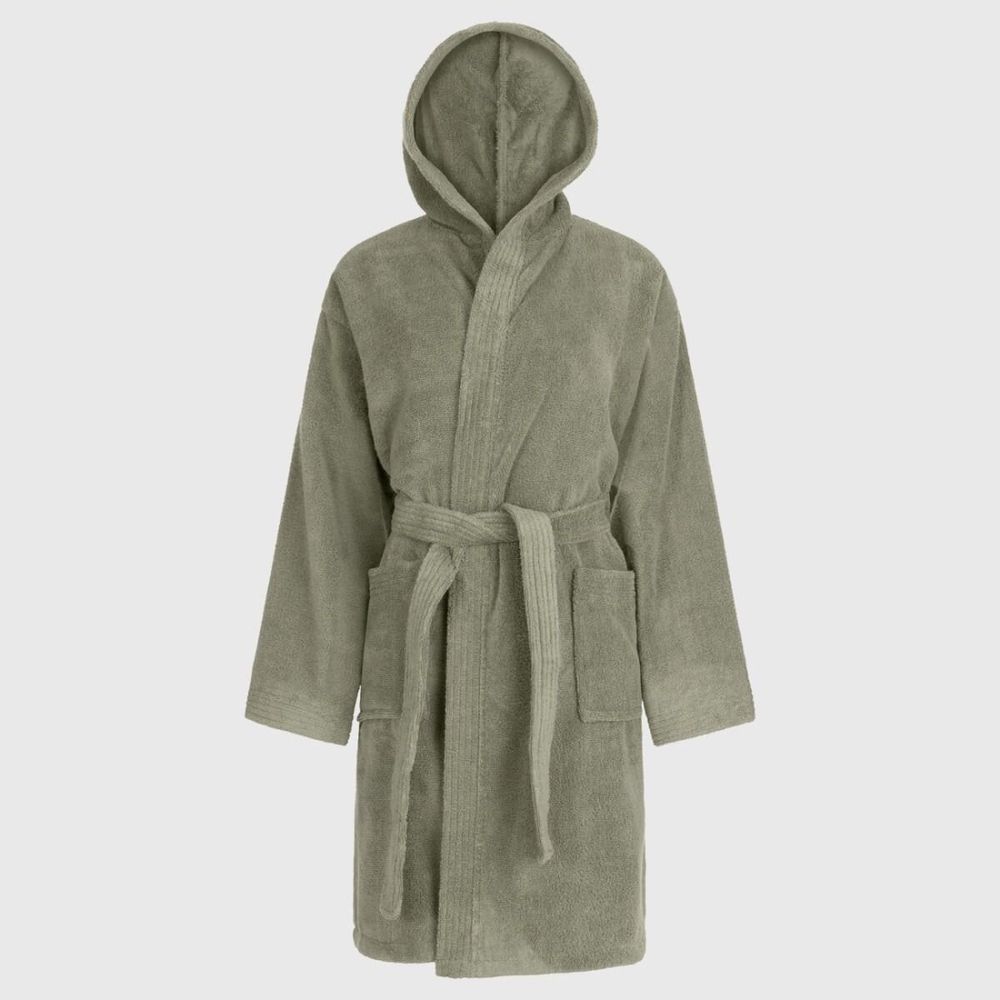 Bathrobes - Bamboo Bathrobe dark green L/XL - DILIOS