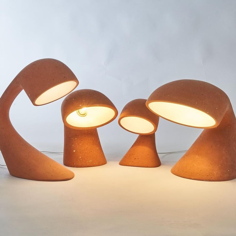 Lampes à poser - Invider – Lampes en papier recyclé - HENRI DEJEANT