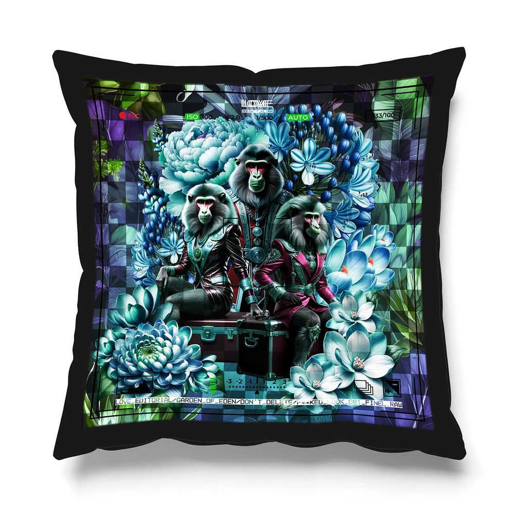 Accessoires de déco extérieure - COUSSIN APE-TITUDE - LOVE BY MILSHTEIN