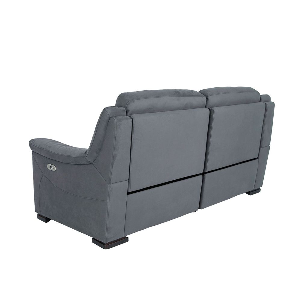 Sofas - 3 seater relax sofa in dark grey fabric - ANGEL CERDÁ