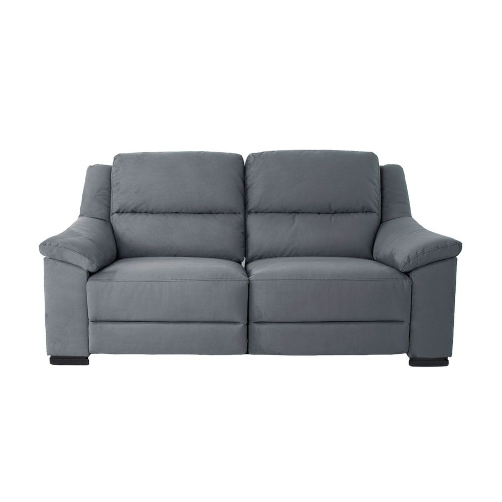 Sofas - 3 seater relax sofa in dark grey fabric - ANGEL CERDÁ