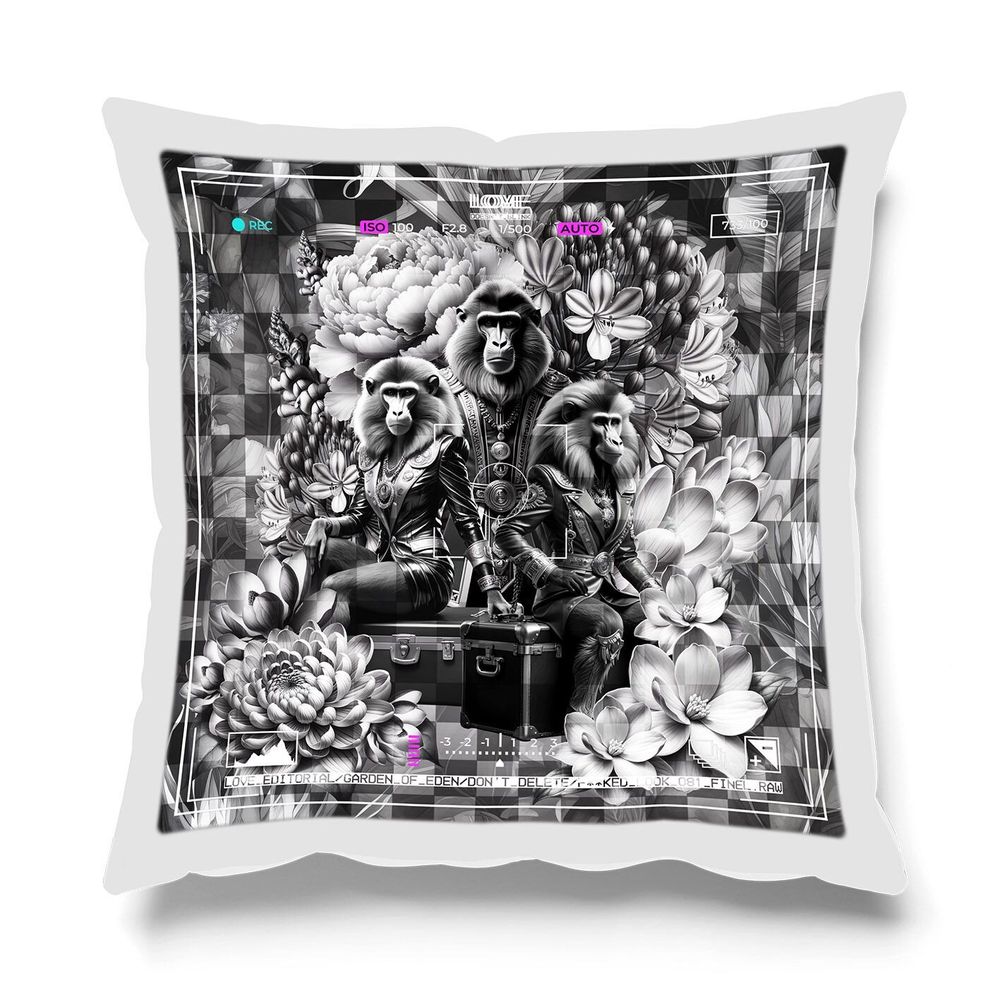 Accessoires de déco extérieure - COUSSIN APE-TITUDE - LOVE BY MILSHTEIN