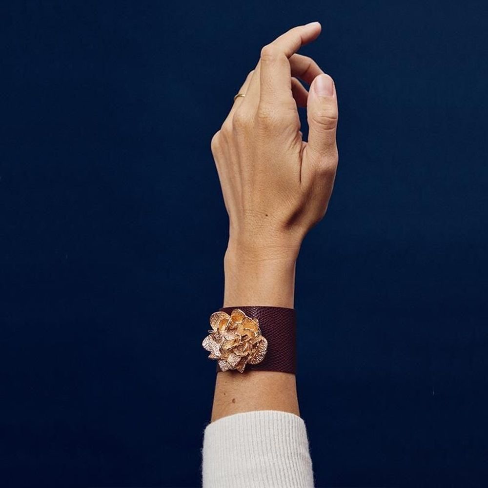 Bijoux - bijou broche CLAP ROSE DES SABLES Or - CLAP PARIS