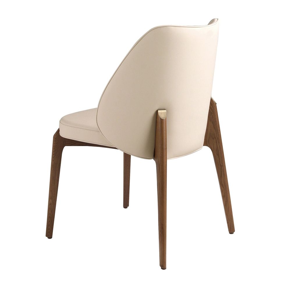 Chairs - Cream leatherette chair - ANGEL CERDÁ