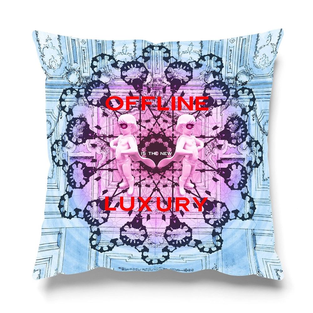 Outdoor decorative accessories - OFFLINE LUXURY CUSHION - LOVE BY MILSHTEIN