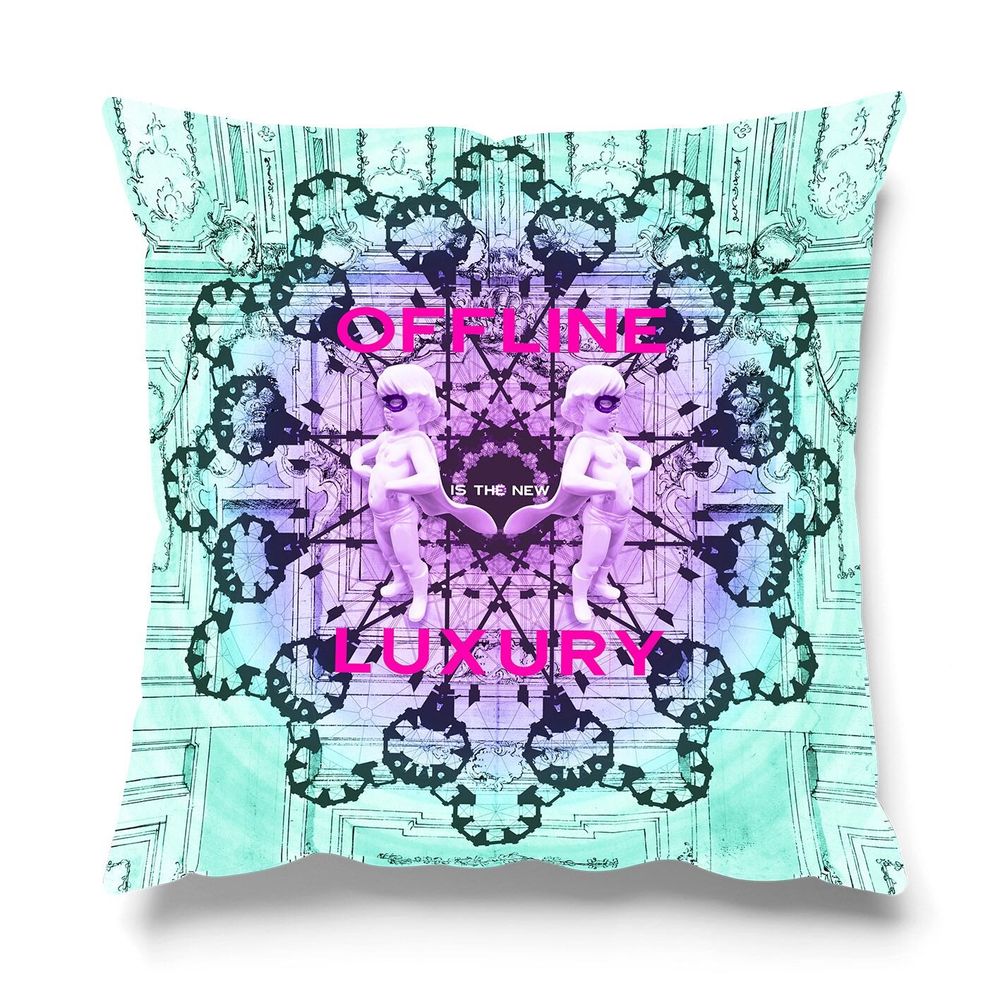 Outdoor decorative accessories - OFFLINE LUXURY CUSHION - LOVE BY MILSHTEIN