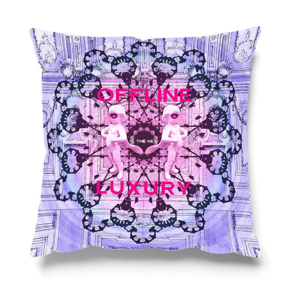 Outdoor decorative accessories - OFFLINE LUXURY CUSHION - LOVE BY MILSHTEIN